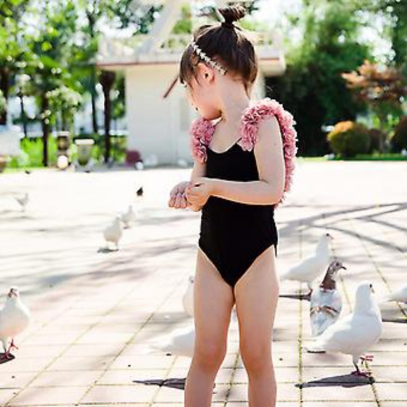 🎀NEW 3D Flowers Classy Fashion Swimwear Bathing Suit - Picture 8 of 12